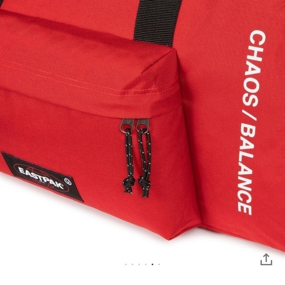 NWT Undercover X Eastpak Edition Recycled Canvas Duffle Bag In Red - Picture 3 of 8